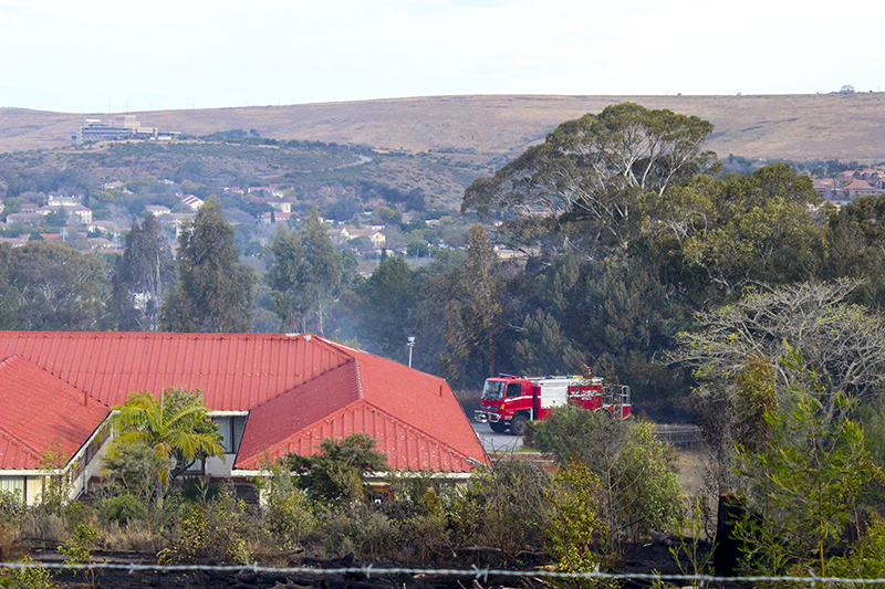 Settlers Hospital was prioritised, with teams on standby there who prevented the fire from reaching the buildings. The nurses home was evacuated as a precaution.