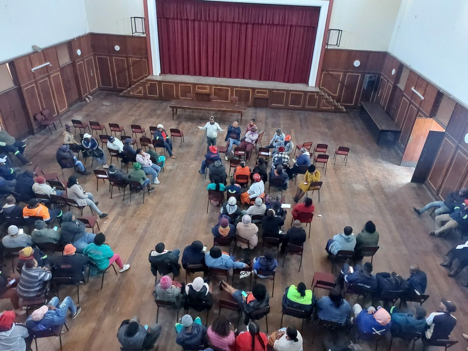 community members in Makhanda City hall