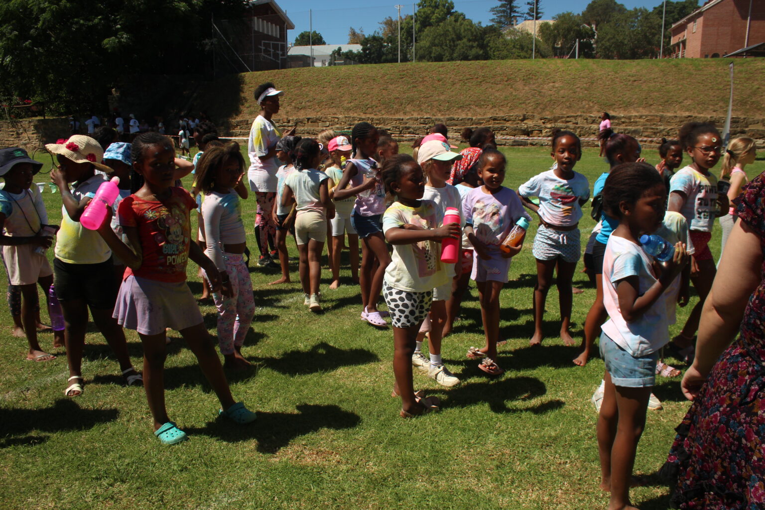 VIctoria Girls primary School Colour Run. Photo by Aphiwe Ngowapi