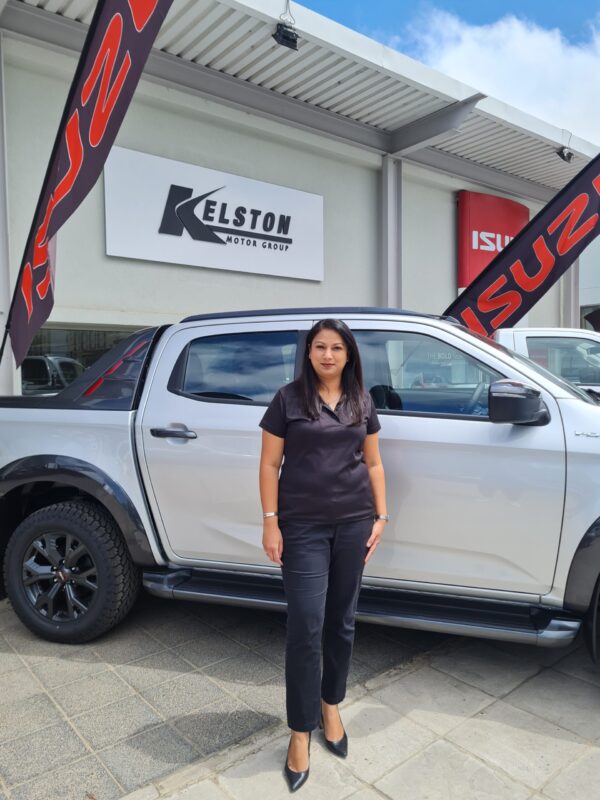 Yoshika Naidoo, who started out as a student receptionist in the early 2000s, has been promoted to dealer principal of Kelston Isuzu in Makhanda. Photo: Supplied