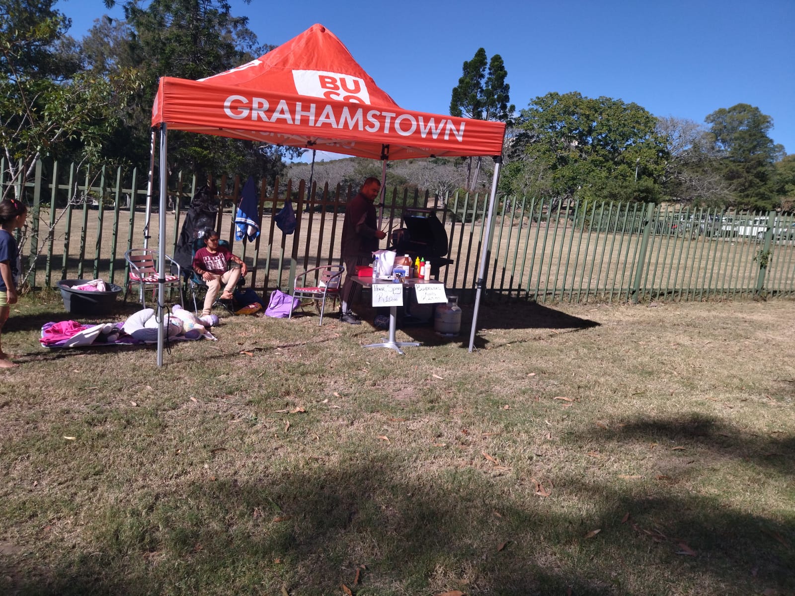 Gunkel family stall on the day. Photo: supplied