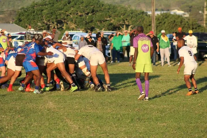 The dominant scrum by Swallows was always on the front foot and demolished their opponents.