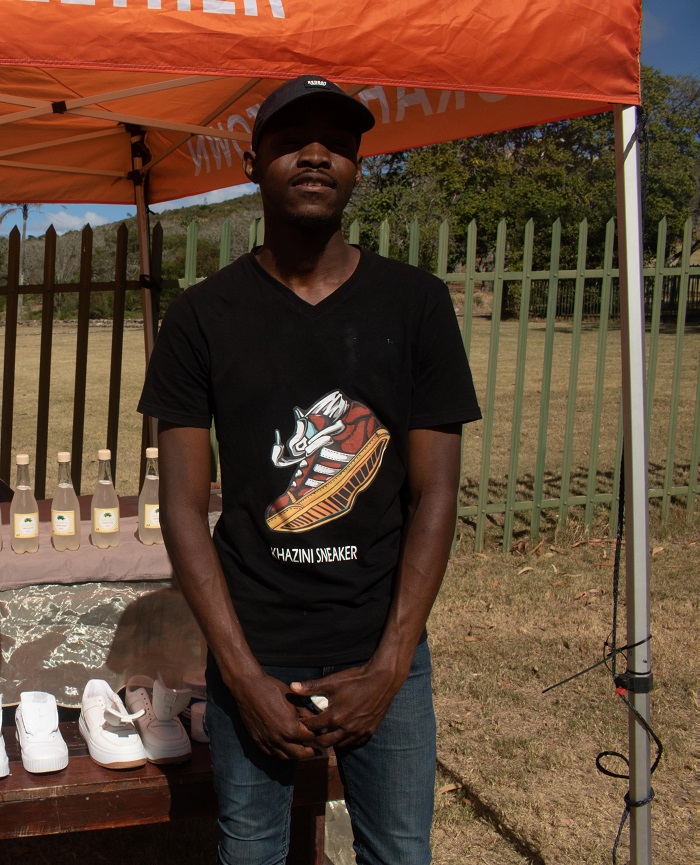 Aphelele Percy Ngemntu, Khazini Sneaker owner.