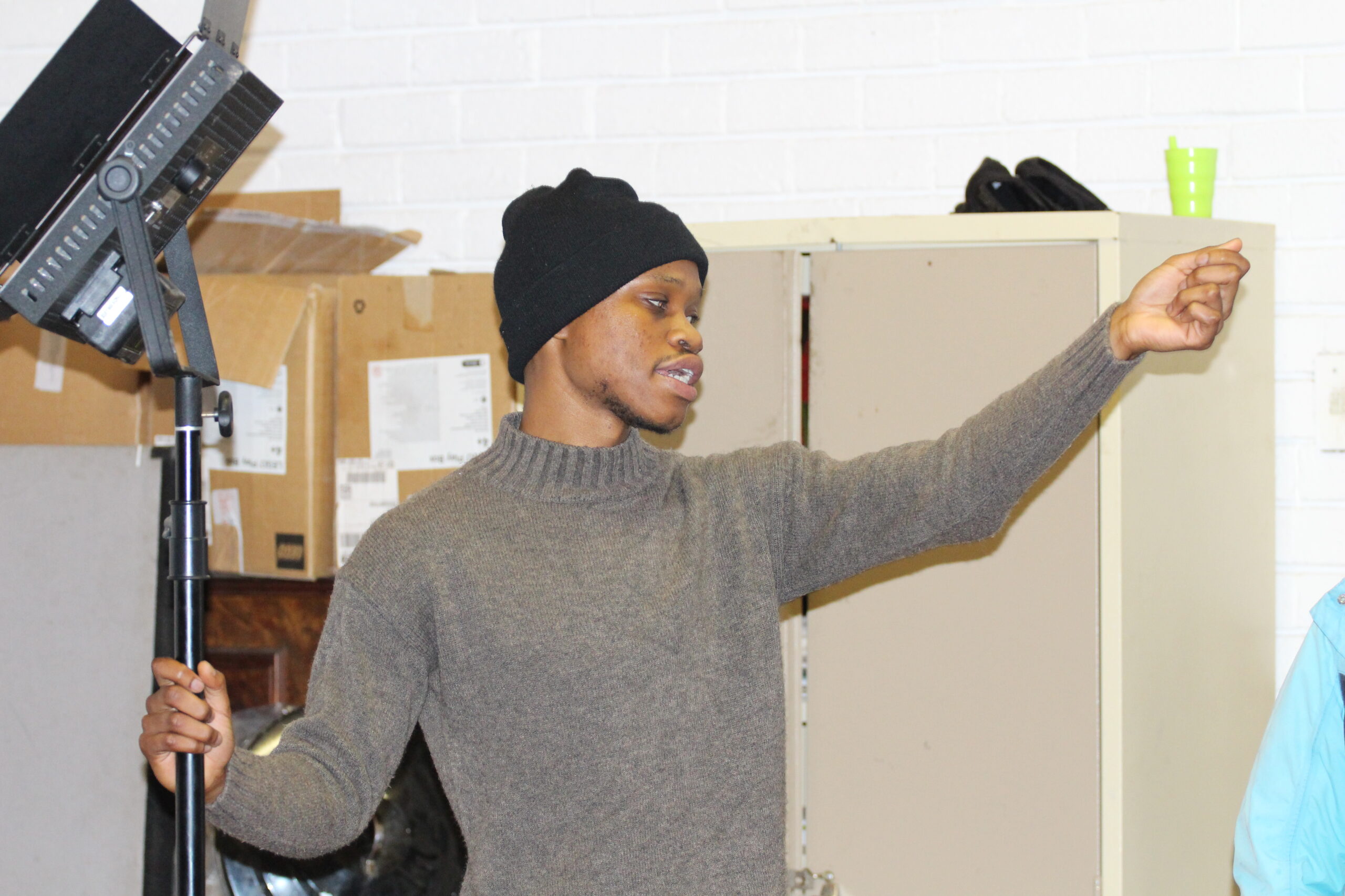 Buso Media Director, Babini Ntloko, conduct the ECDC workshop in Joza. Photo: Ovayo Milisa Novukela