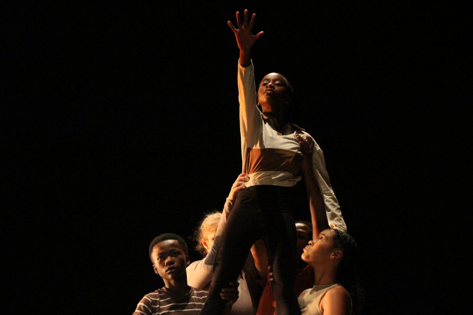 Dancers embody the elements in Nicole Joka's Don't Dismiss the Elements. Photo: Mihlali Mpendu