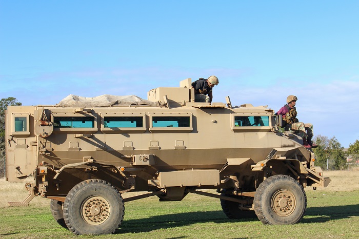 Soldiers participating at Fittest Soldier Competition. Photo: 'Odidi Matai-Sigudla