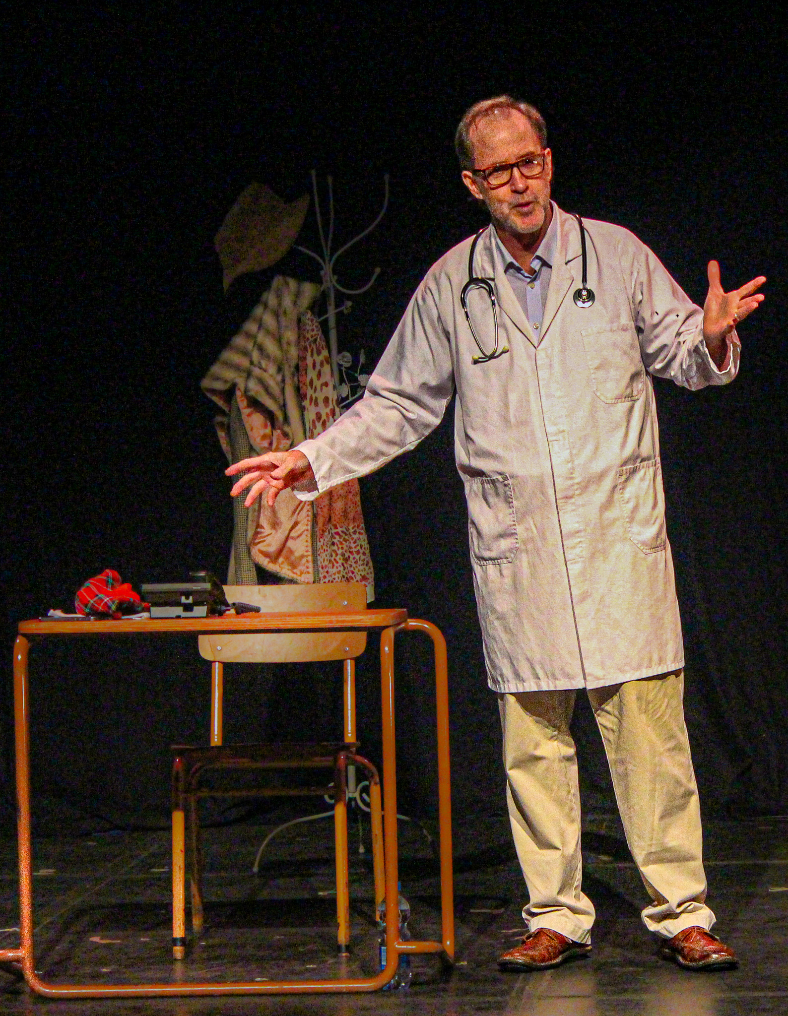 Patrick Kenny as Dr Wallace. Photo: Sibabalwe Tame