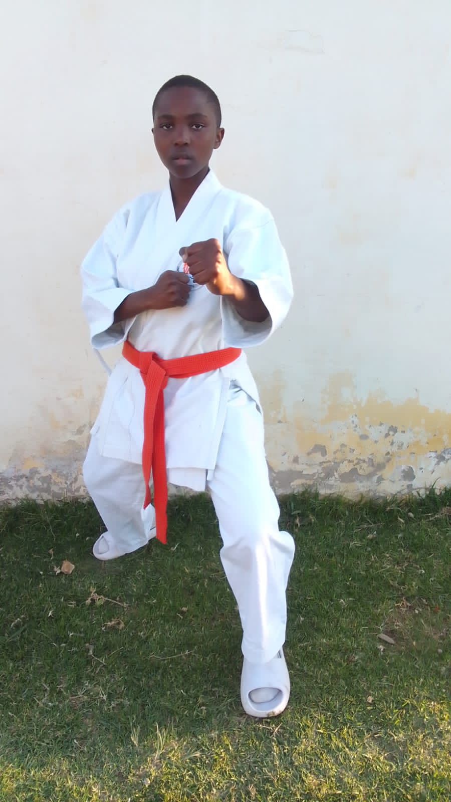 Qhama Chotsheni of Joza karate club