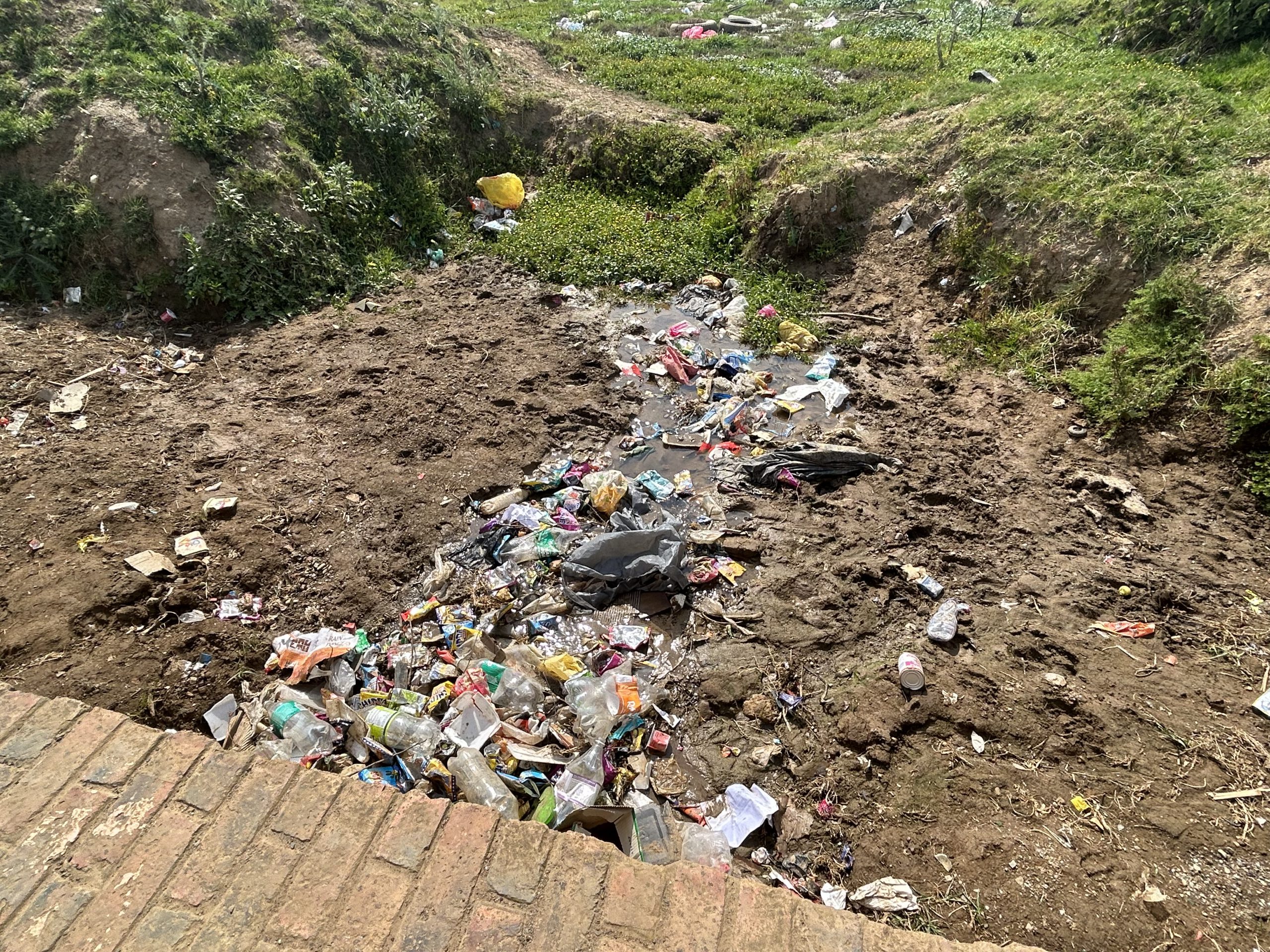 The river running through Vukani will be cleaned Saturdays. Photo: Linda Pona