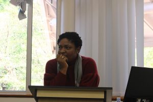 Prof. Victoria Collins-Buthelezi (UJ) at the Black Consciousness Colloquium 