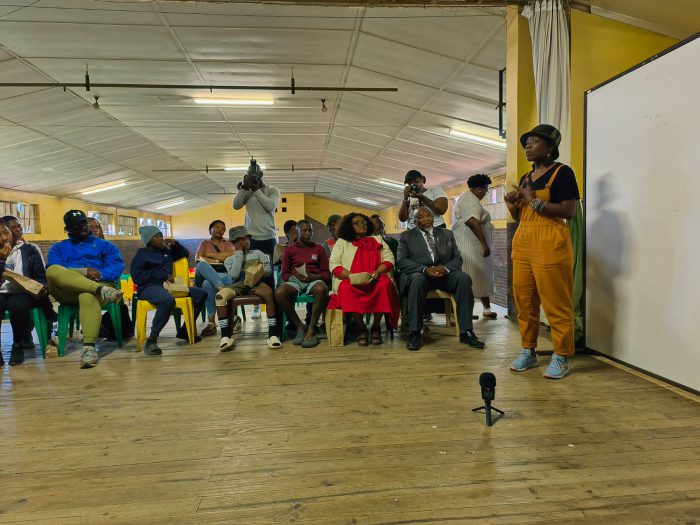 A dialogue after the screening of the impact film, Temperature Rising with the community members of Joza. Photo: Sourced