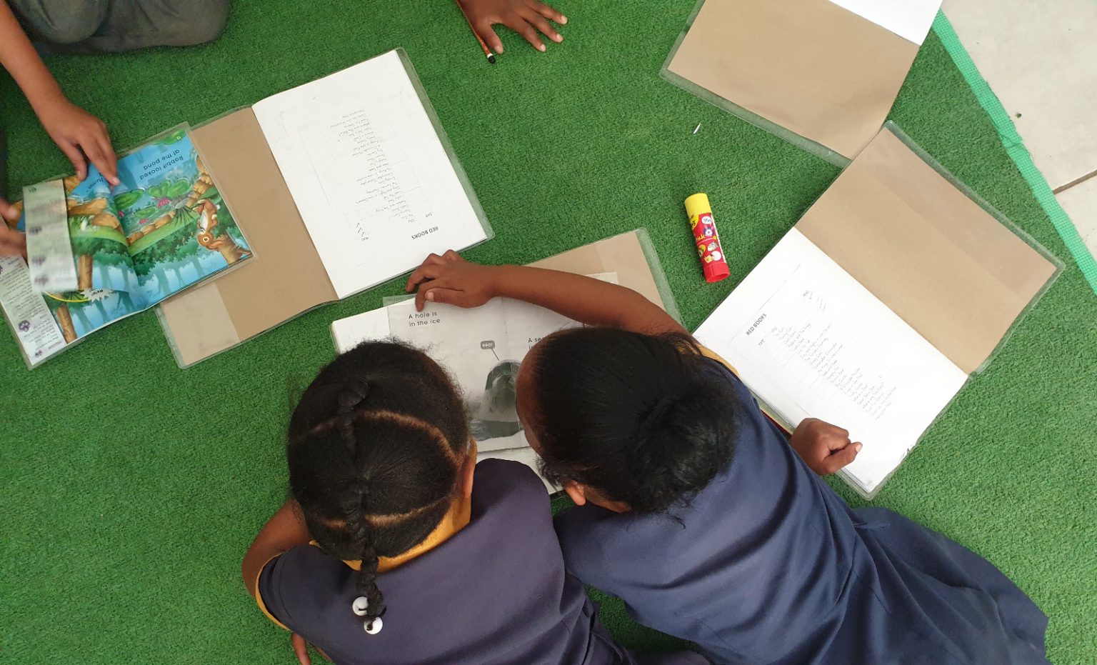 Learners reading. Photo: supplied