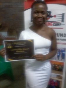 Luyolo "Killer Queen" Nketsheni was named 2023 Sports Star of the Year at the Mfuzo Boxing Camp annual awards ceremony on Sunday. Photo: Chris Totobela
