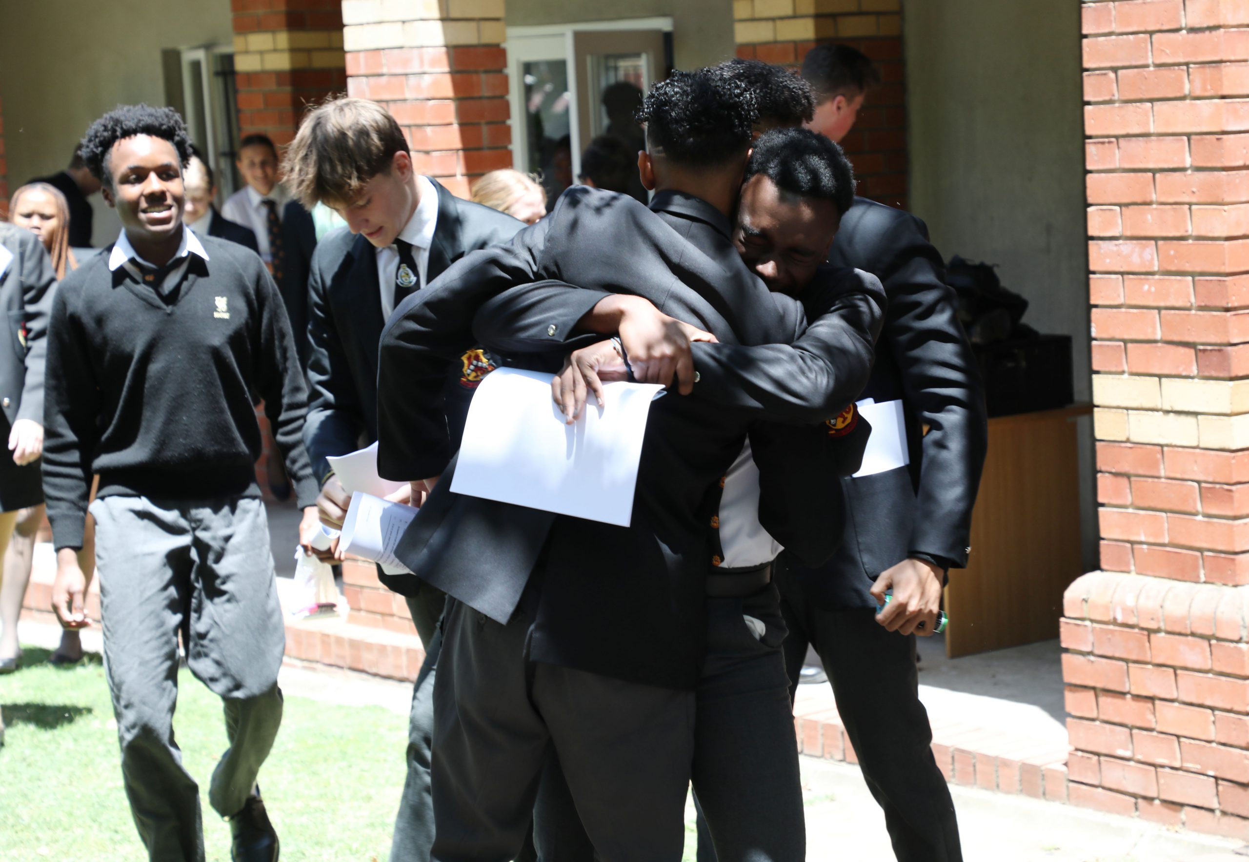 Kingswood College Matriculants after their final matric exam Photo: Jackie Clausen