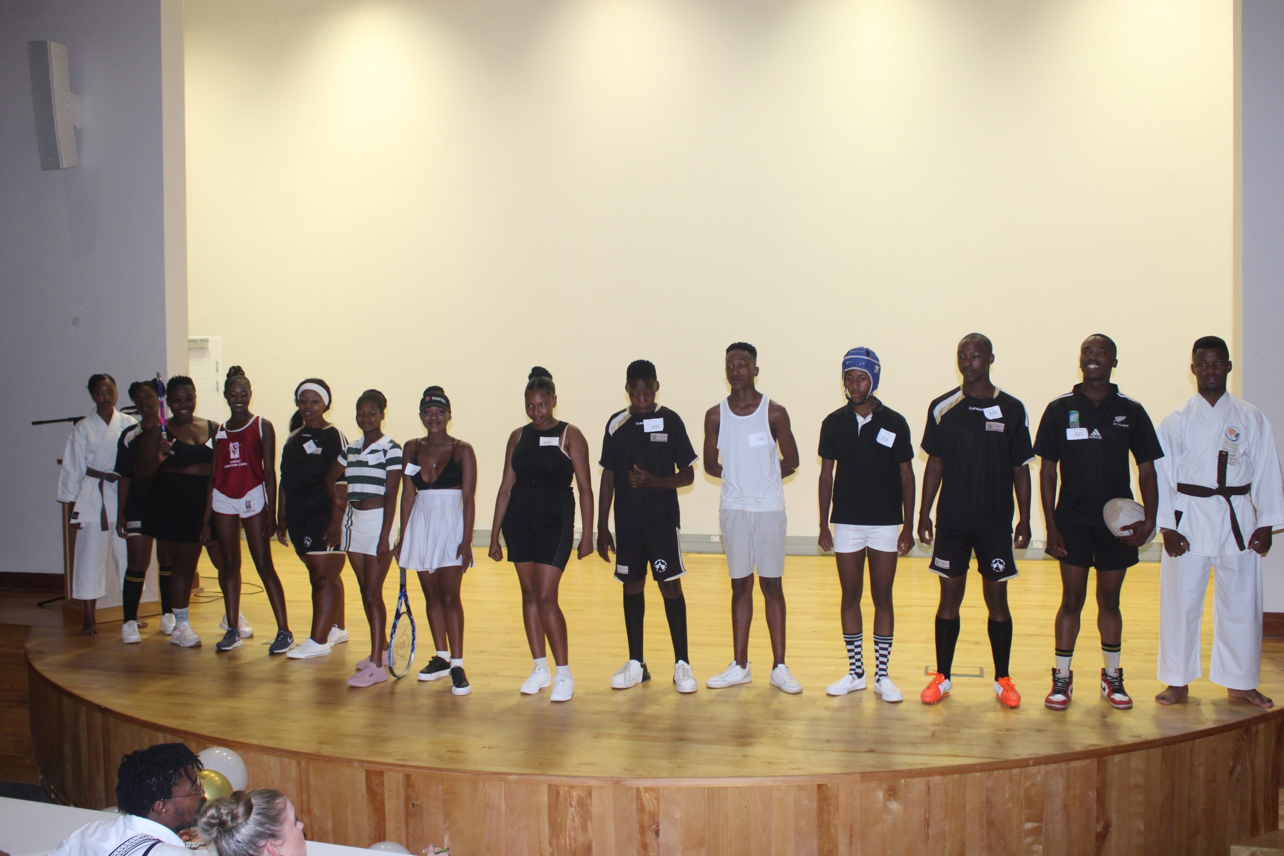 Contestants during the sports category. Photo: Malikhanye Mankayi