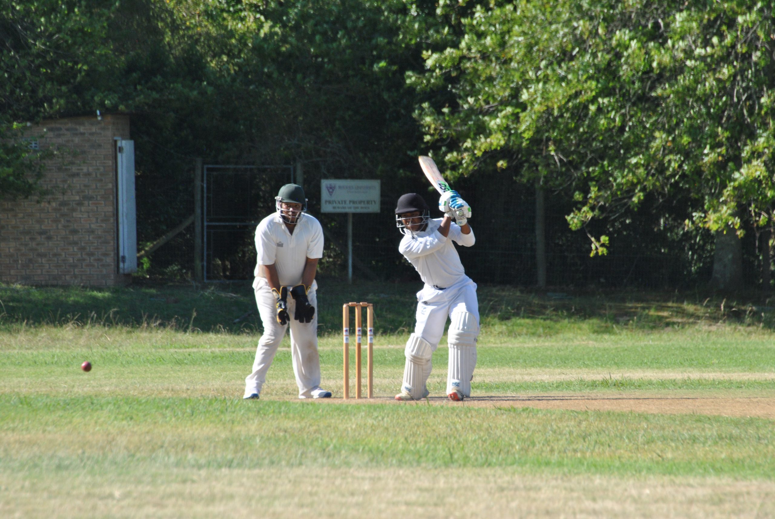 Emihle Mgoqi of Willows played an attacking cover drive in his brilliant 87 knock and was also voted Man of the Match against Makana Sona on Saturday. Photo: Daniels Media