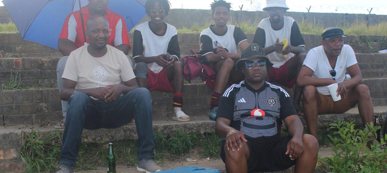 XI Attackers fans enjoying football on an Easter Sunday at JD Dlepu stadium