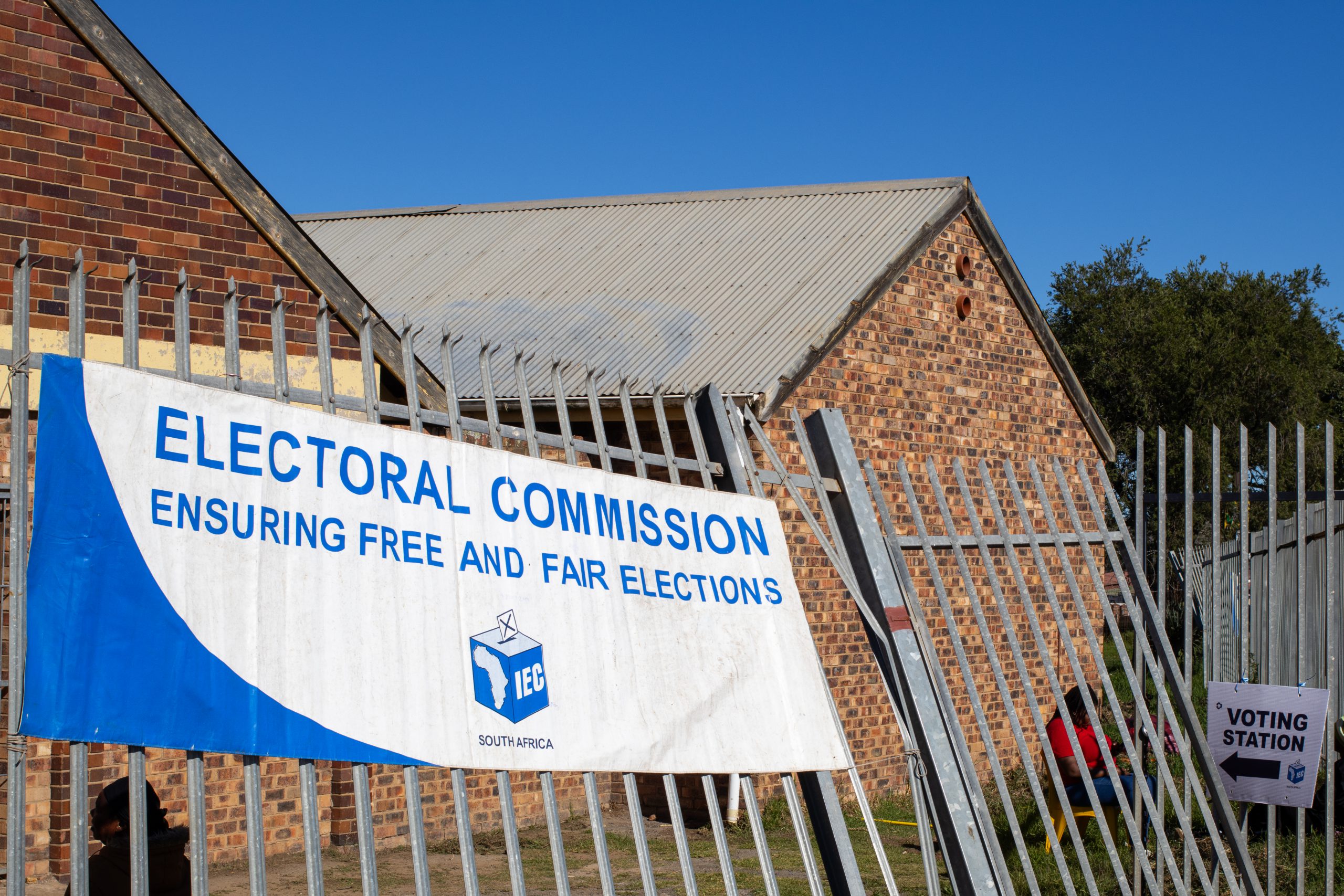 IEC voting special in Noluthando Hall in Joza Makhanda on the 27 May for the 2024 elections photo by Rikie Lai