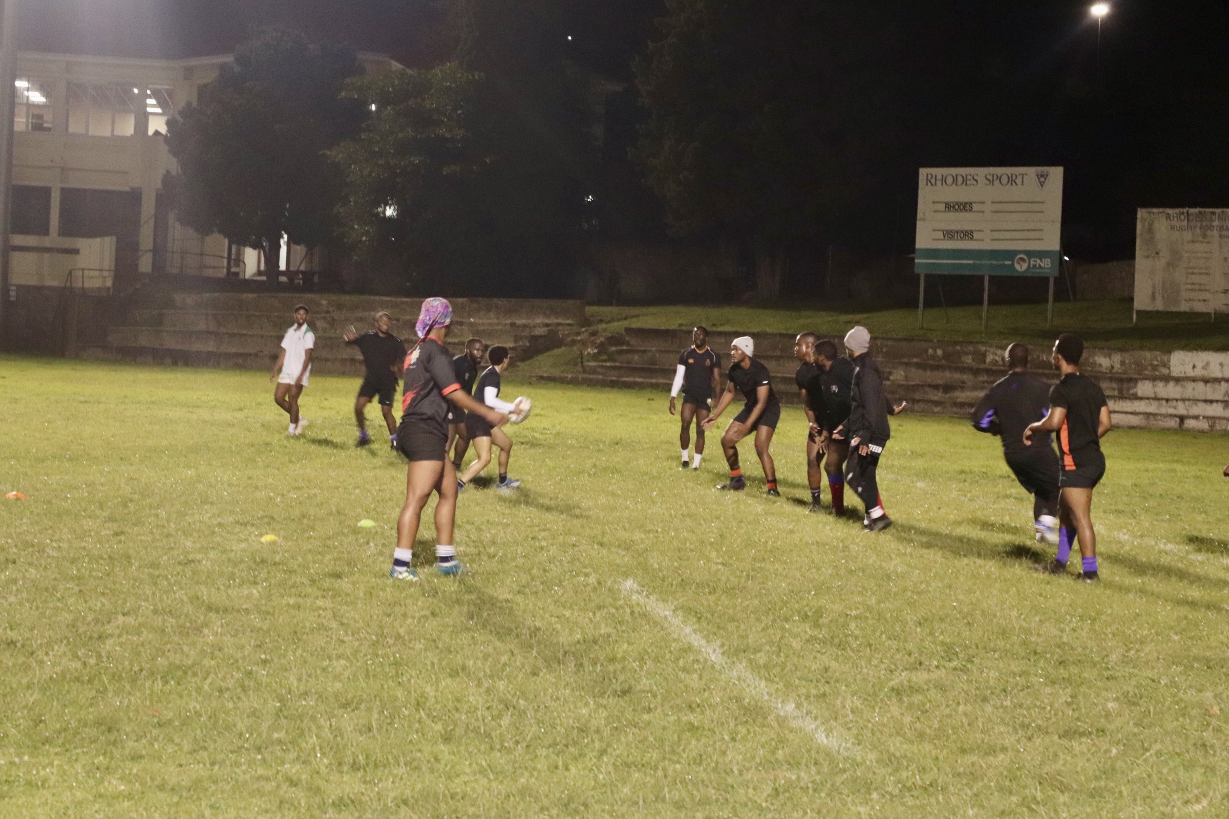 Rhodes Rugby male team “Stallions” training on 10 June 2024. Photo by: Nothando Yolanda Tshuma 