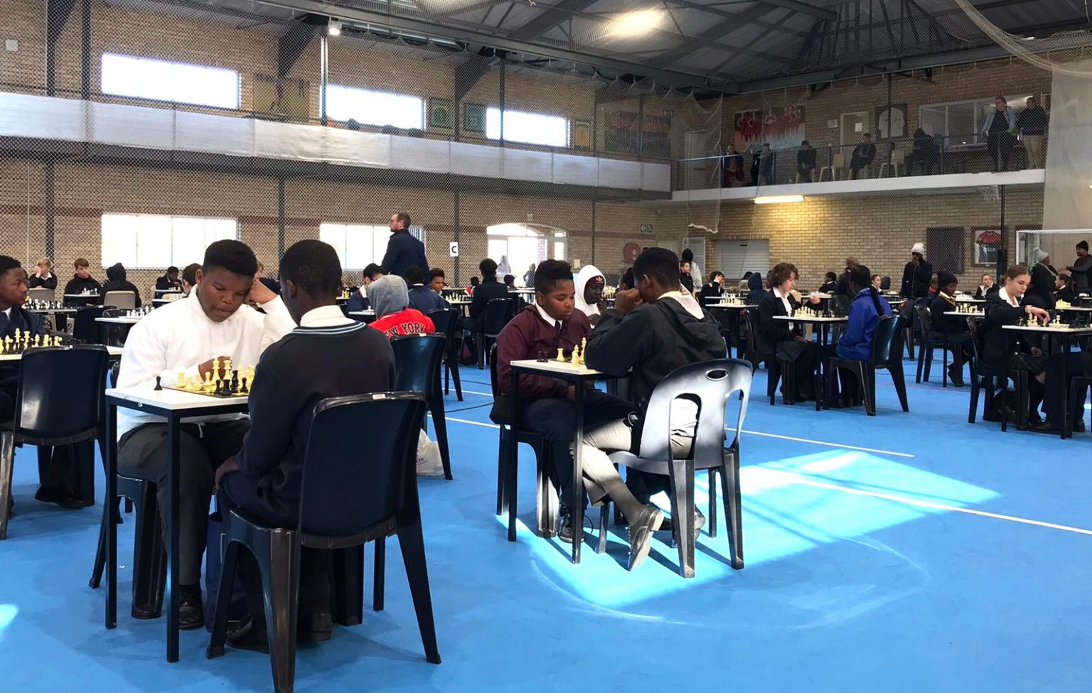 Learners look to outfox each other at the second annual Makhanda Chess Championship at the Kingswood High Performance Centre on Saturday, 20 July. Photo: Singisa Mdungwana