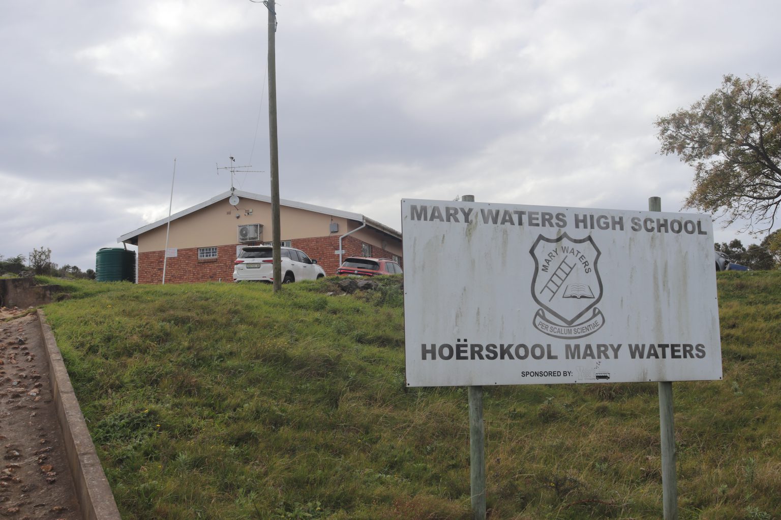 Mary Waters High School has been the centre of a protest by frustrated learners who claim they have been without a Maths teacher for weeks. Photo: Khanyisa Khenese