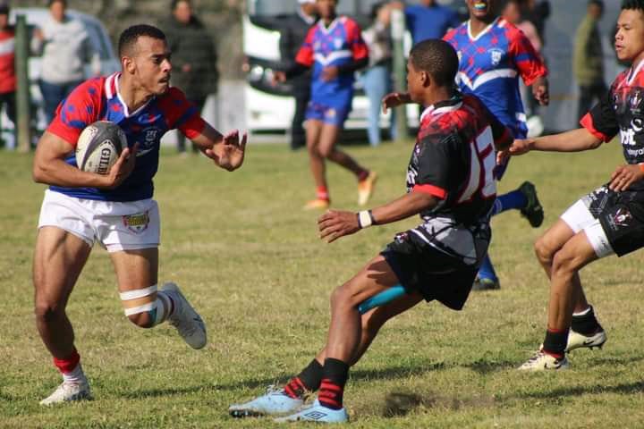 Bradley Marais on the attack for the victorious Kowie United against Valencia Barbarians in Port Alfred on Saturday. Photo: Andy Jones Photography