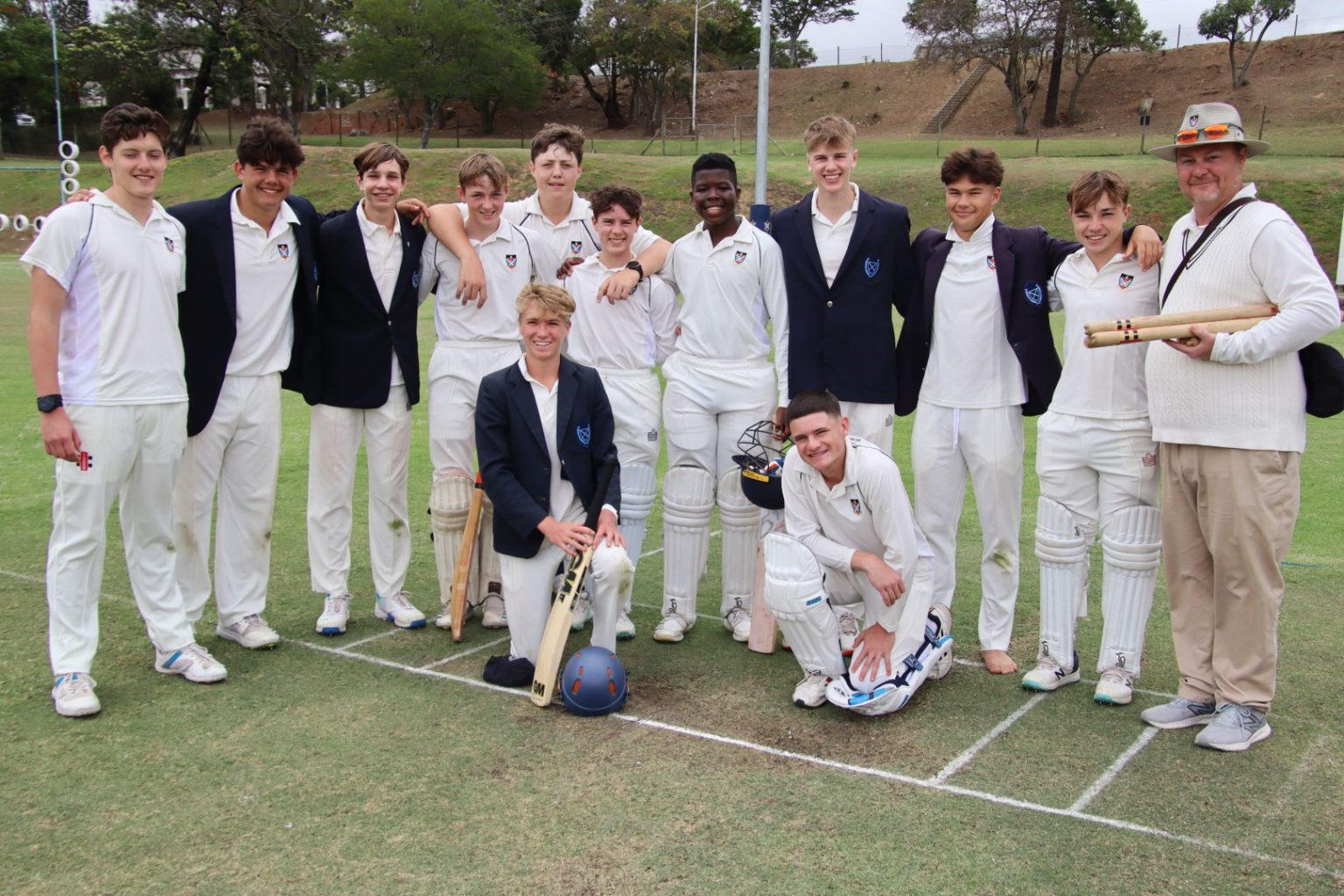 St Andrew’s College cricketers took on Selborne College in East London on Saturday. Photo: Benny Majola