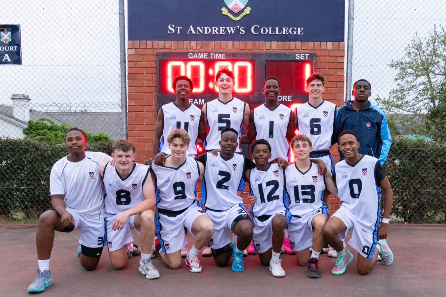 The St Andrew's College 1st basketball team that took part in the festive basketball triangular against Kingswood College, DSG and Queen's College last weekend. Photo: Toni Butterworth