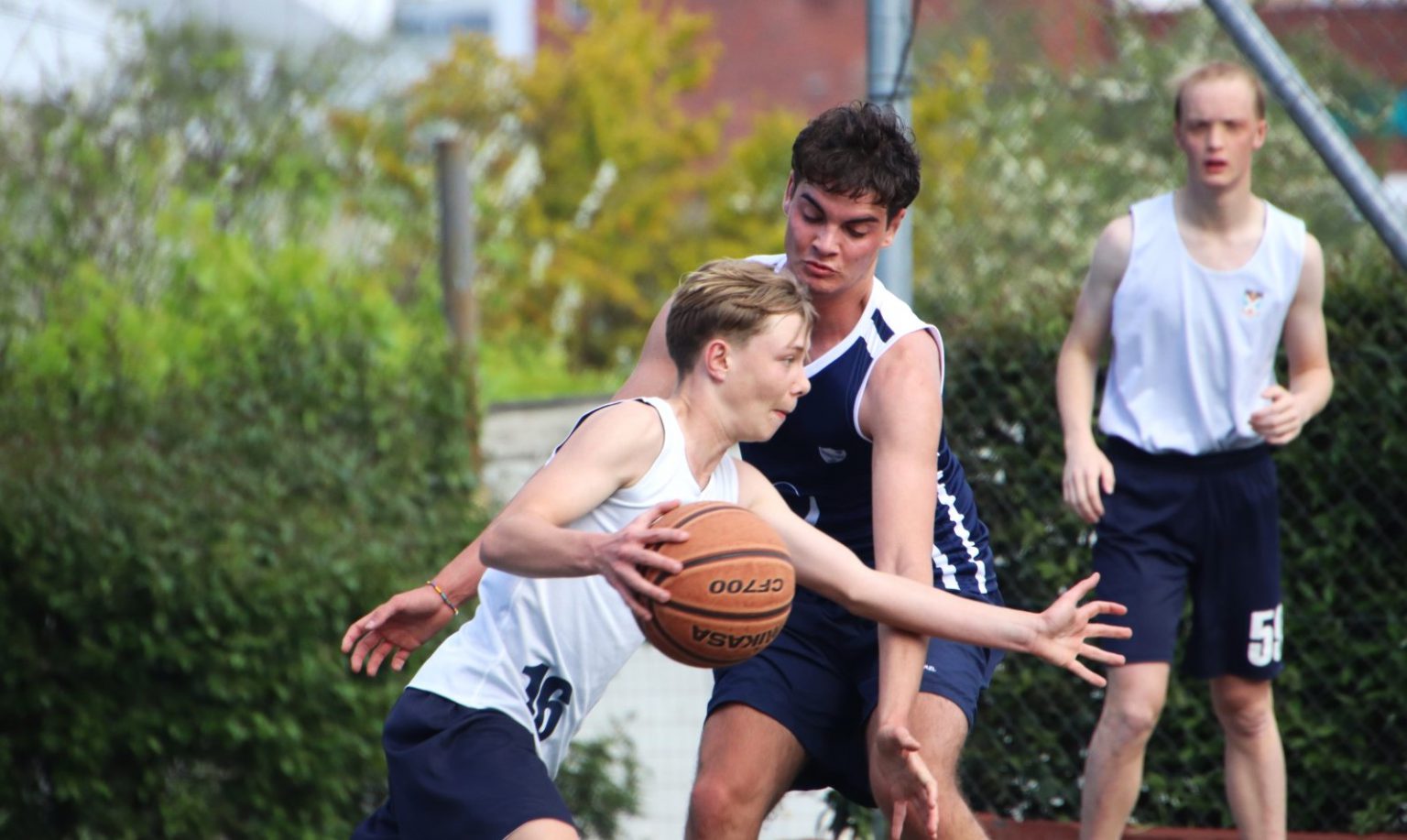 St Andrew's College recently hosted Theodor Herzl High School for basketball fixtures featuring U15B and 3rd teams. Photo: Benny Mojela