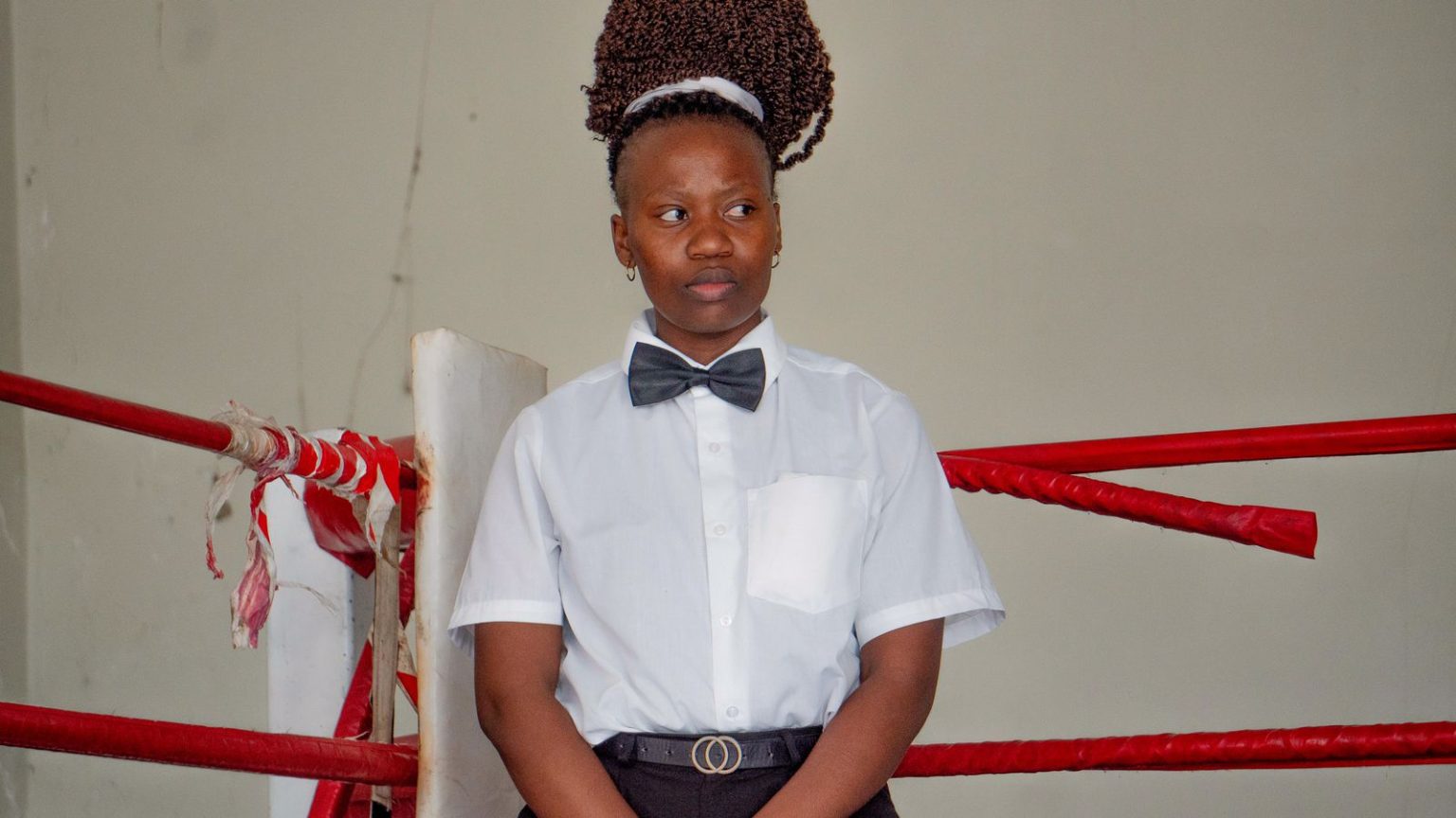 Boxing ring official Onenceba Sweetness Manjezi has made a name for herself but admits to facing gender-related challenges in her career. Photo: Chris Totobela