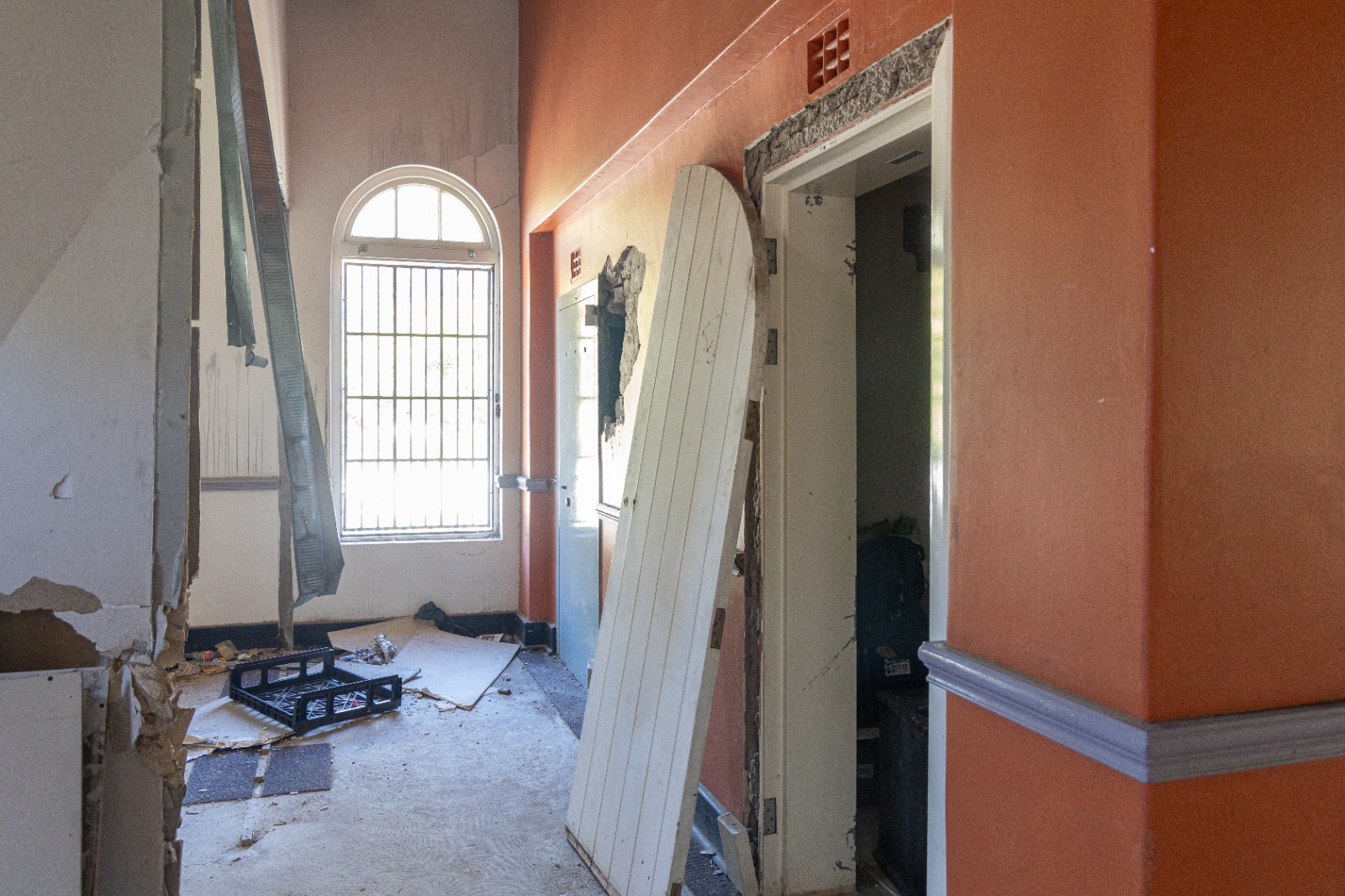 This old Environmental Health building in Huntley Street is one of a few left derelict for years. Photo: Chalotte Mokonyane