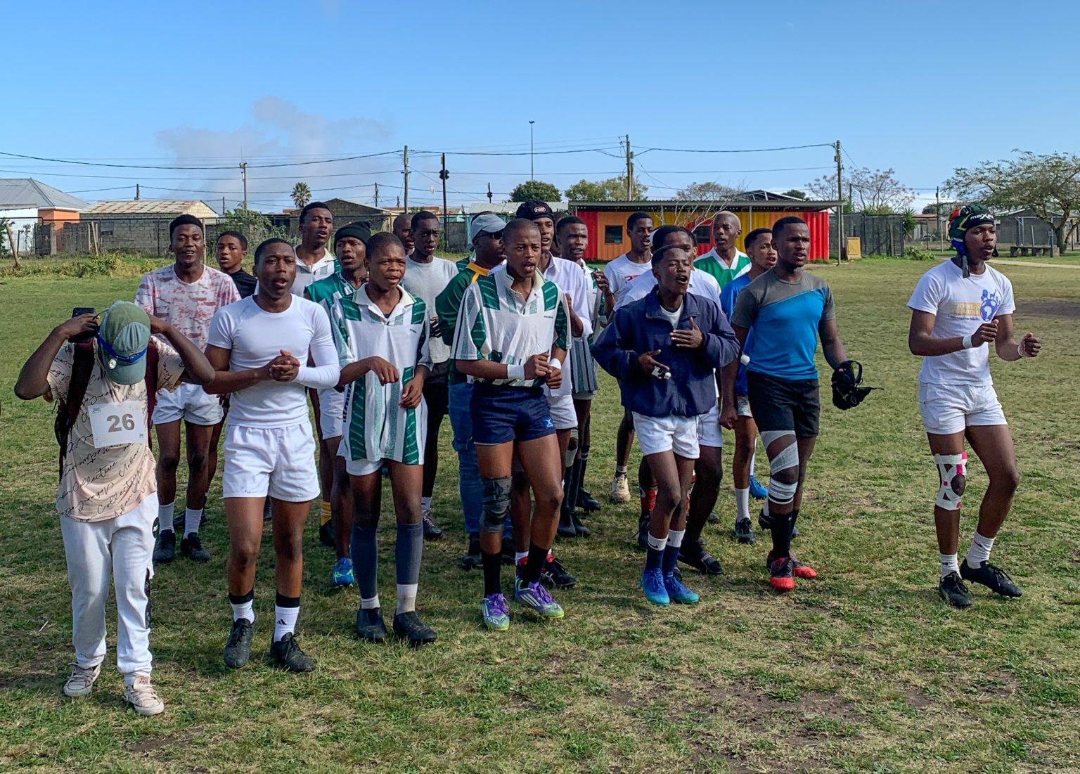 Some of the participants in the Mdyesha Legacy Games at Ntsika Secondary School in Makhanda recently. Photo: Supplied